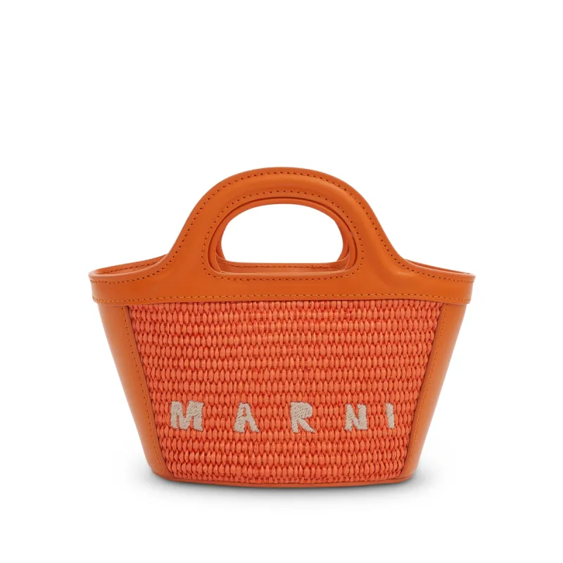 Tropicalia Micro Bag in Carrot sold by MARAIS