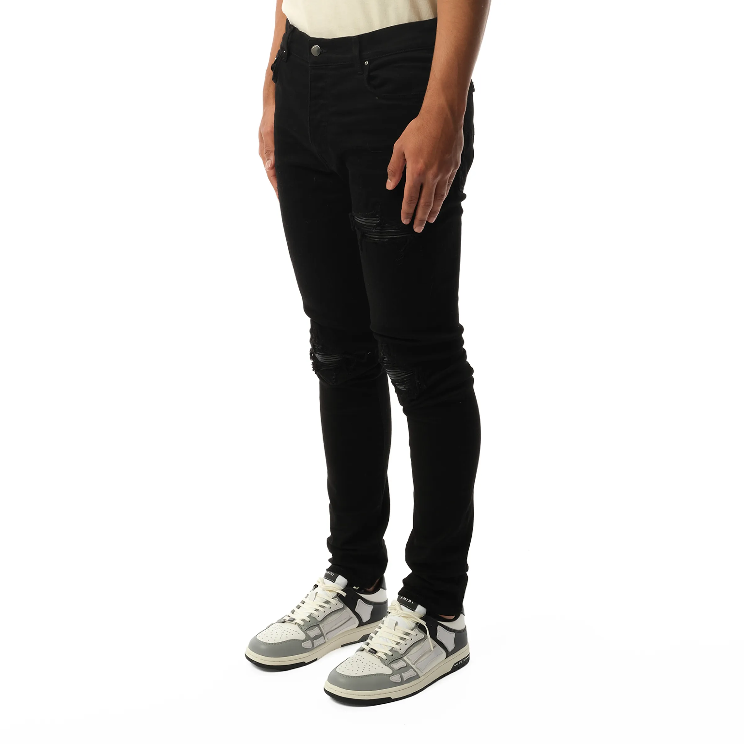MX1 Distressed Jeans in Black sold by MARAIS product image thumbnail 5