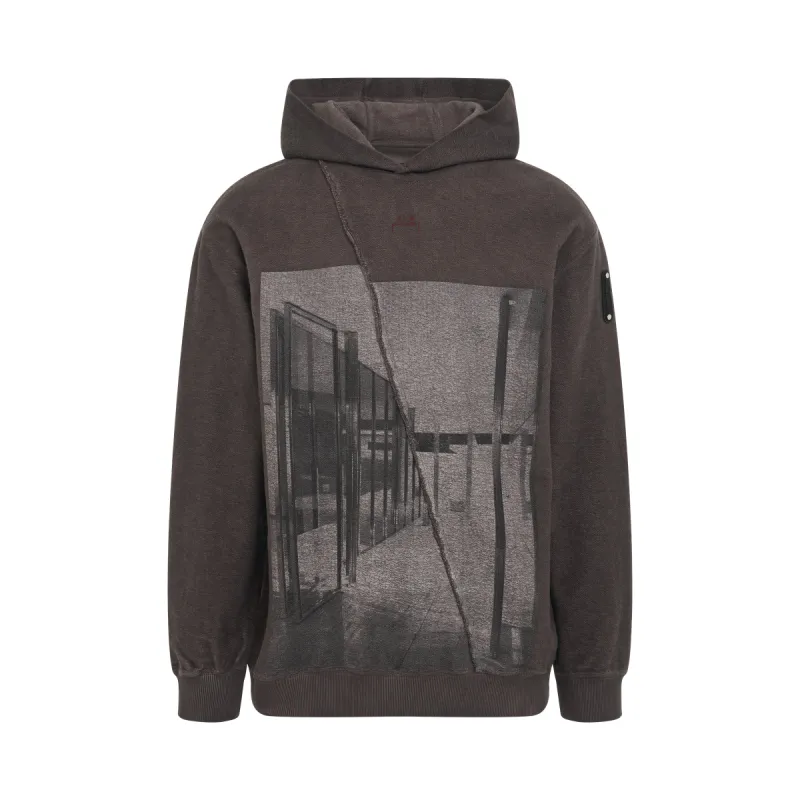 Pavilion Imagery Hoodie in Brown sold by MARAIS