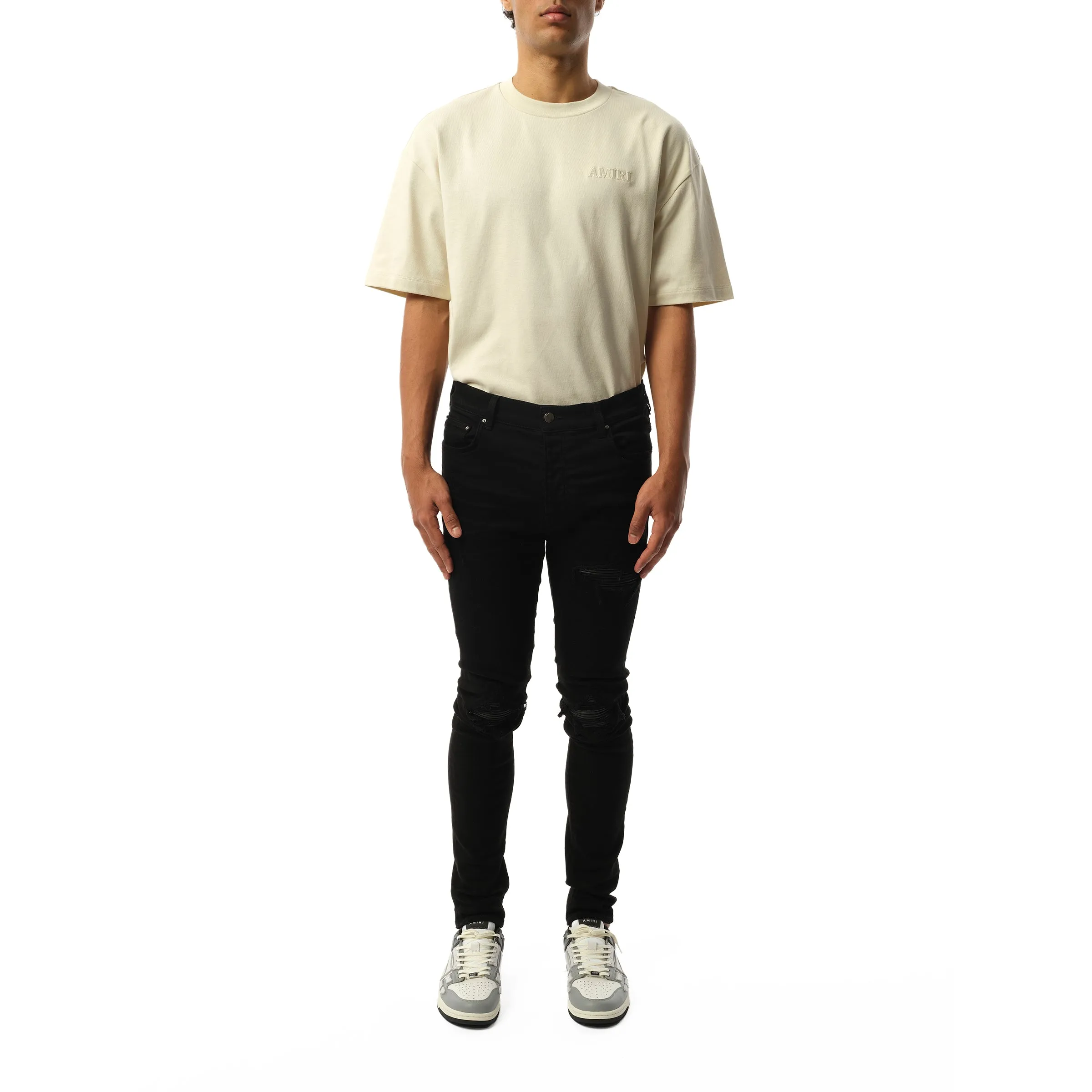 MX1 Distressed Jeans in Black sold by MARAIS product image thumbnail 4