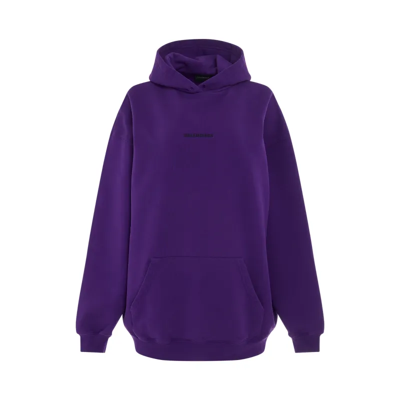 Medium Fit Hoodie in Deep Purple/Black sold by MARAIS