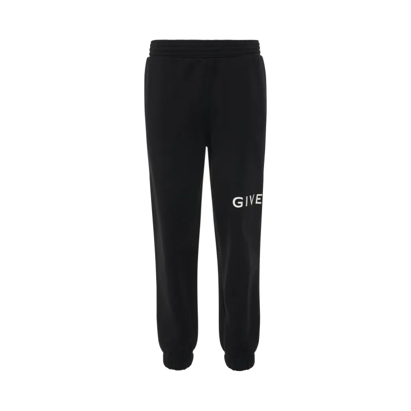 Archetype Logo Slim Fit Jogger Pants in Black sold by MARAIS