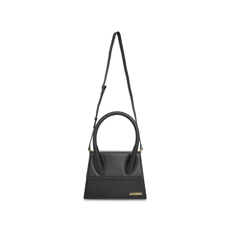 Le Grand Chiquito Leather Bag in Black sold by MARAIS