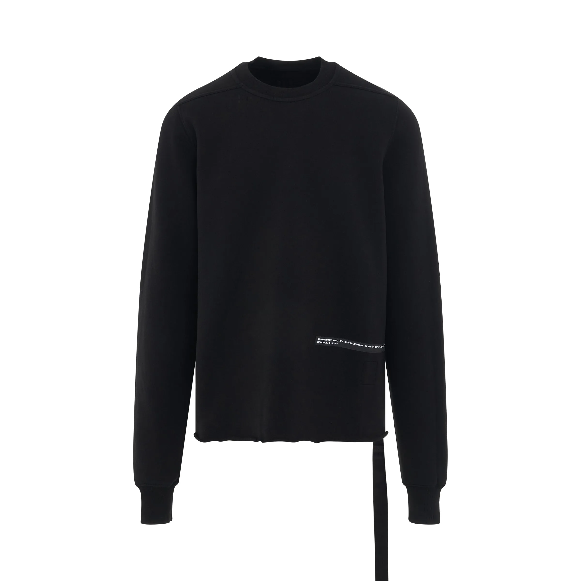 Tears Ribbon Crewneck Sweatshirt in Black sold by MARAIS