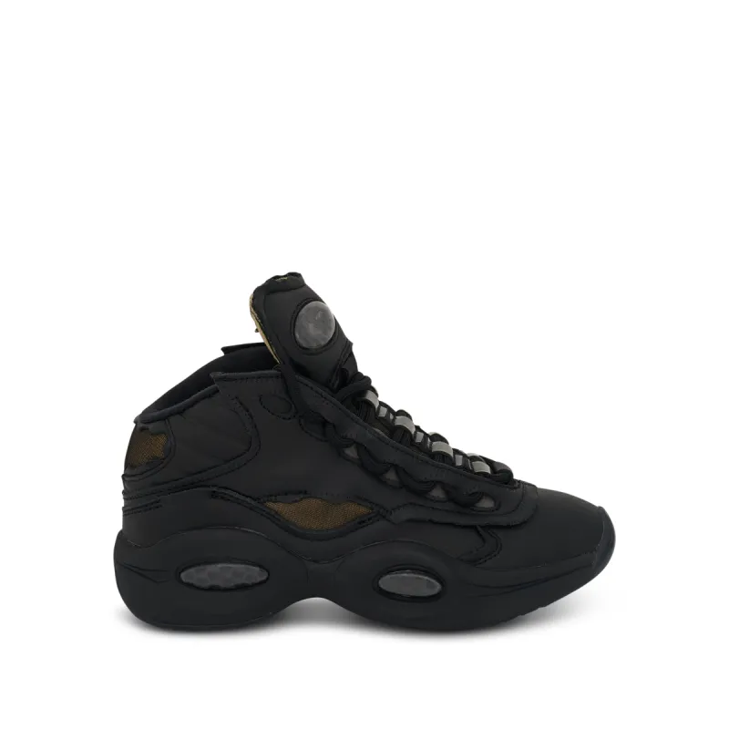 Reebok x Maison Margiela Project 0 TQ Memory OF Sneaker in Black sold by MARAIS