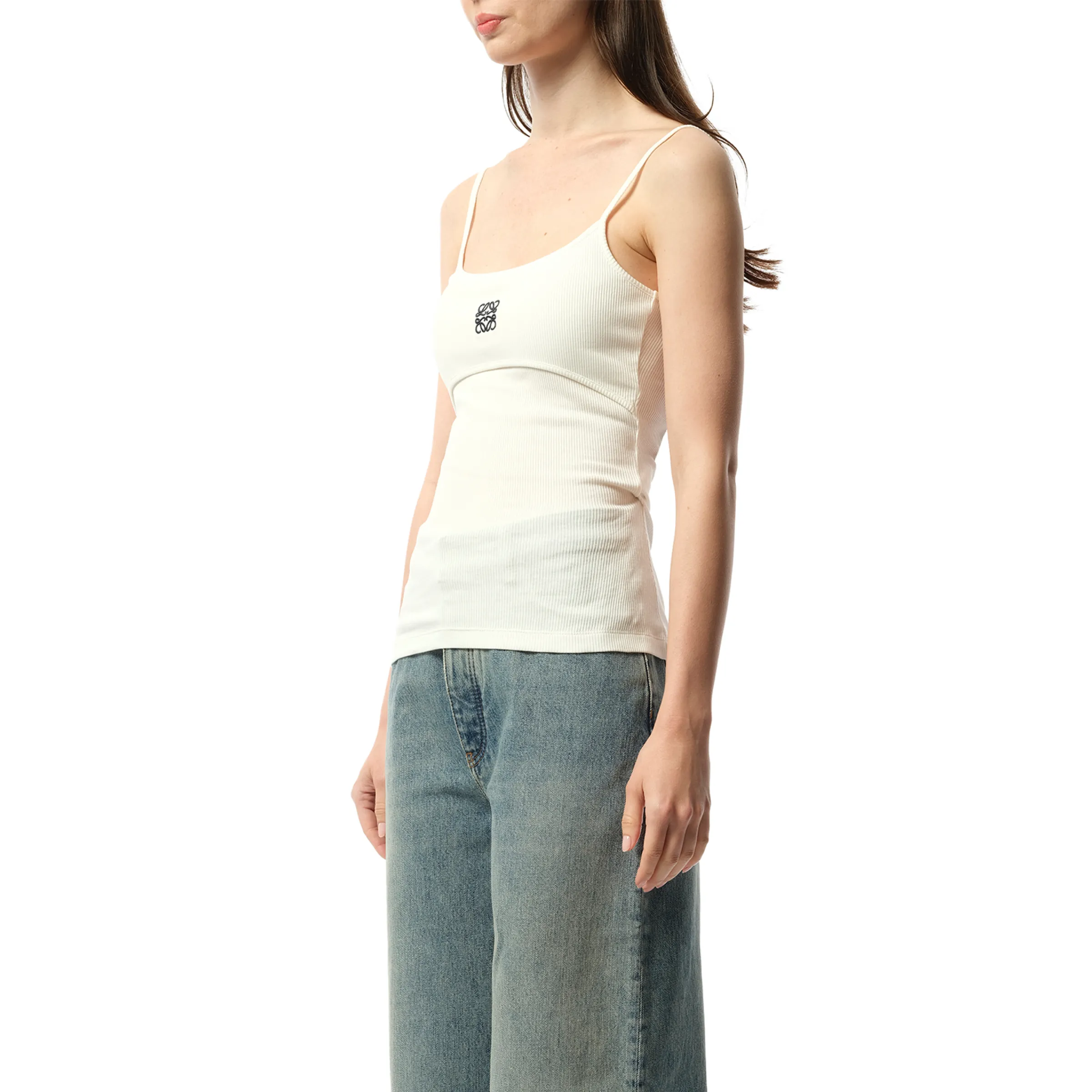 Anagram Strappy Top in White sold by MARAIS product image thumbnail 5