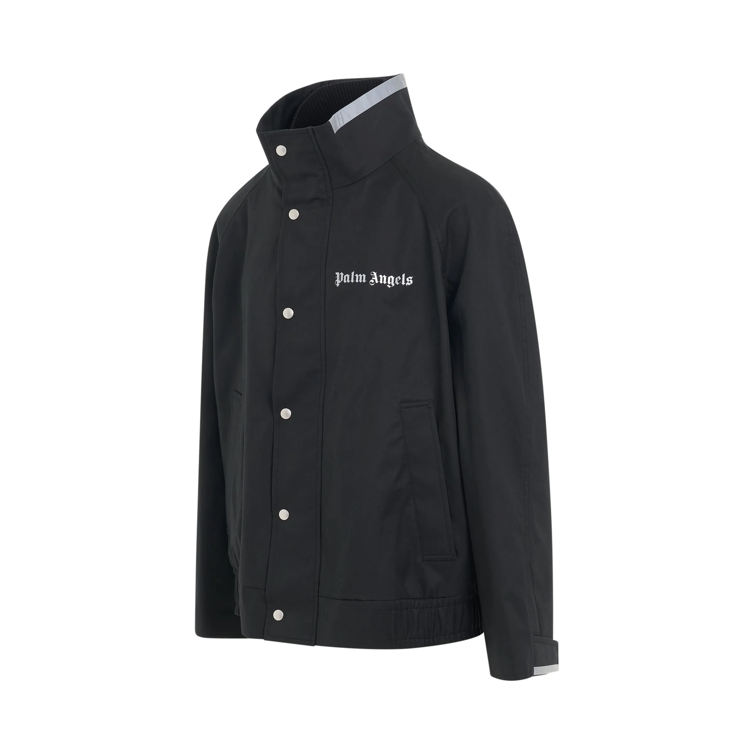 Classic Logo Bomber Jacket in Black/Silver sold by MARAIS product image thumbnail 2
