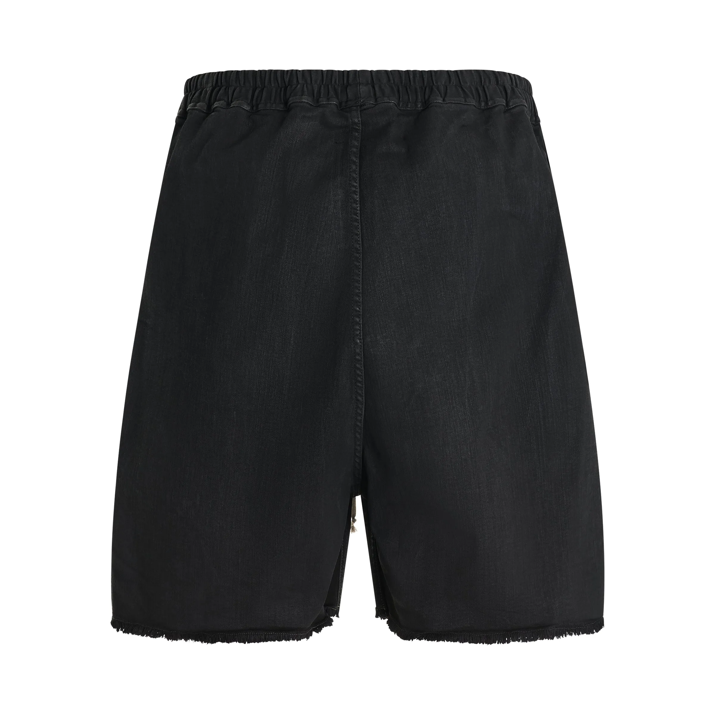Long Boxers Shorts in Black Wax sold by MARAIS product image thumbnail 4