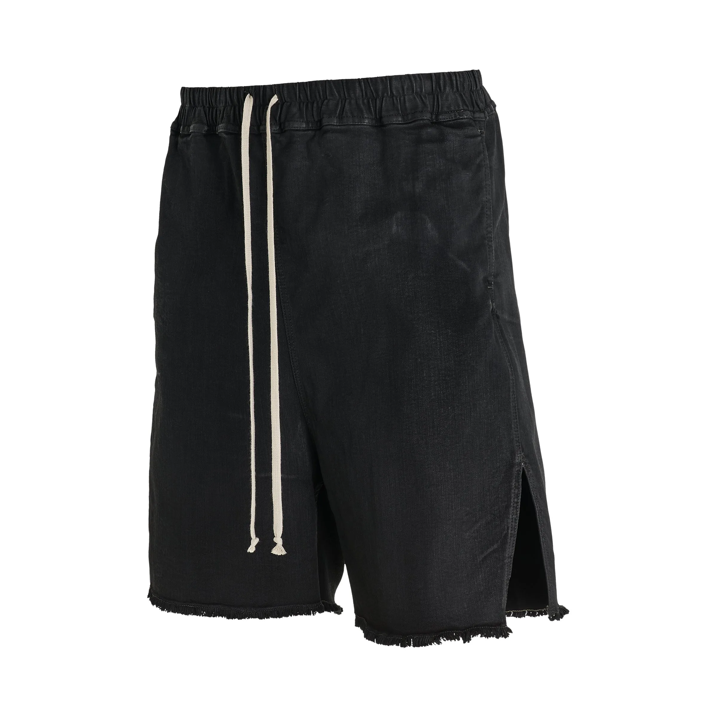 Long Boxers Shorts in Black Wax sold by MARAIS product image thumbnail 2