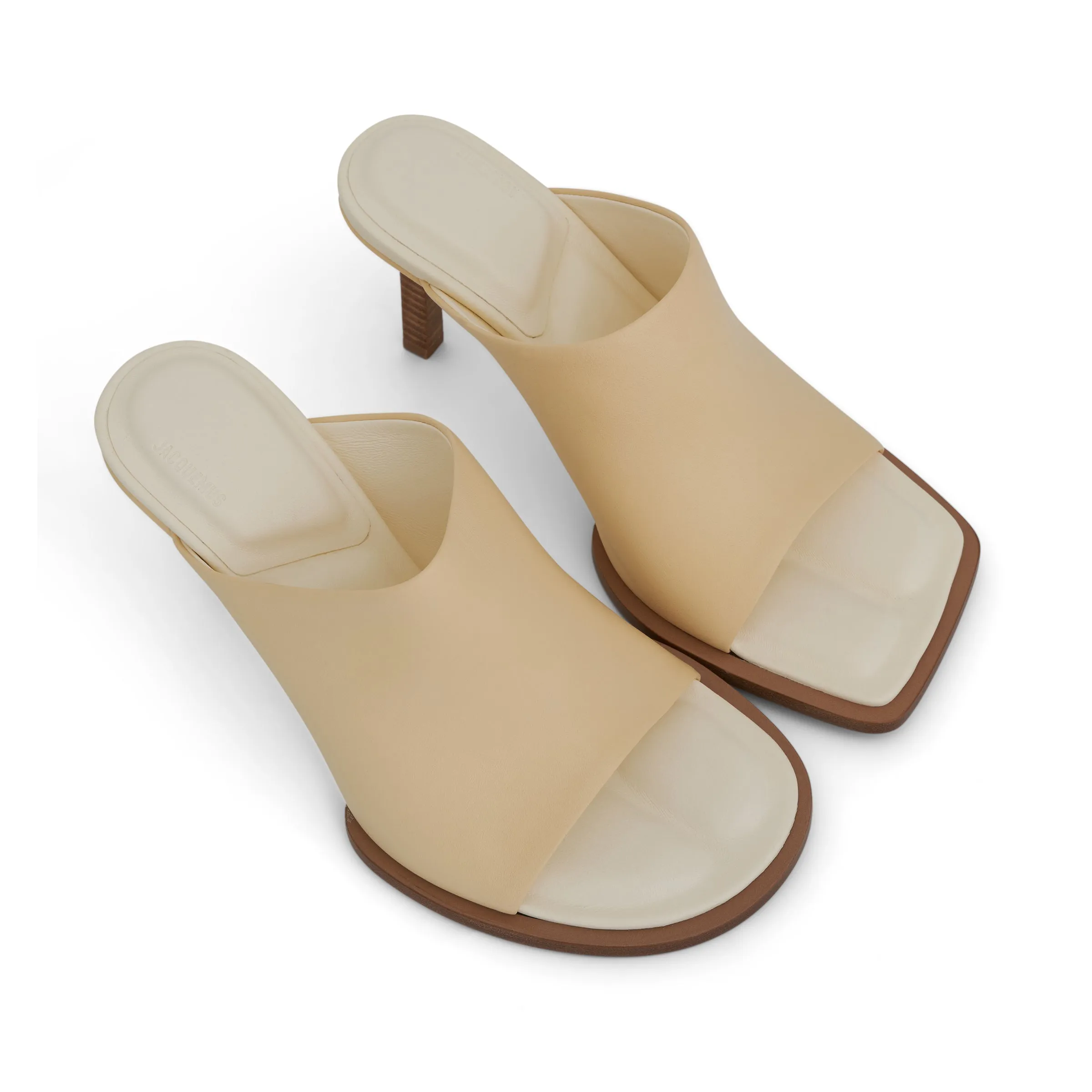 Carre Geometric Mules in Off White sold by MARAIS product image thumbnail 4