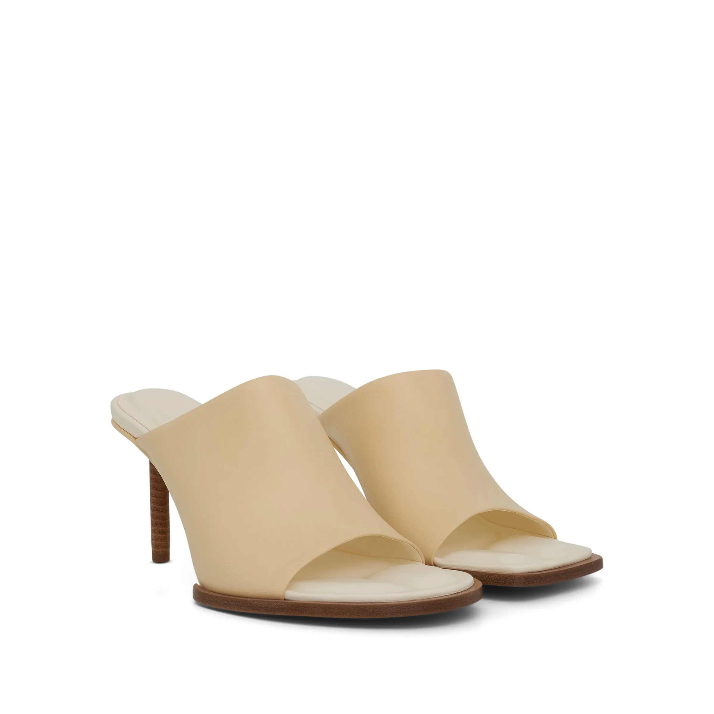 Carre Geometric Mules in Off White sold by MARAIS product image thumbnail 2