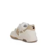 Out Of Office Calf Leather Sneaker in White/Sand sold by MARAIS