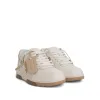 Out Of Office Calf Leather Sneaker in White/Sand sold by MARAIS