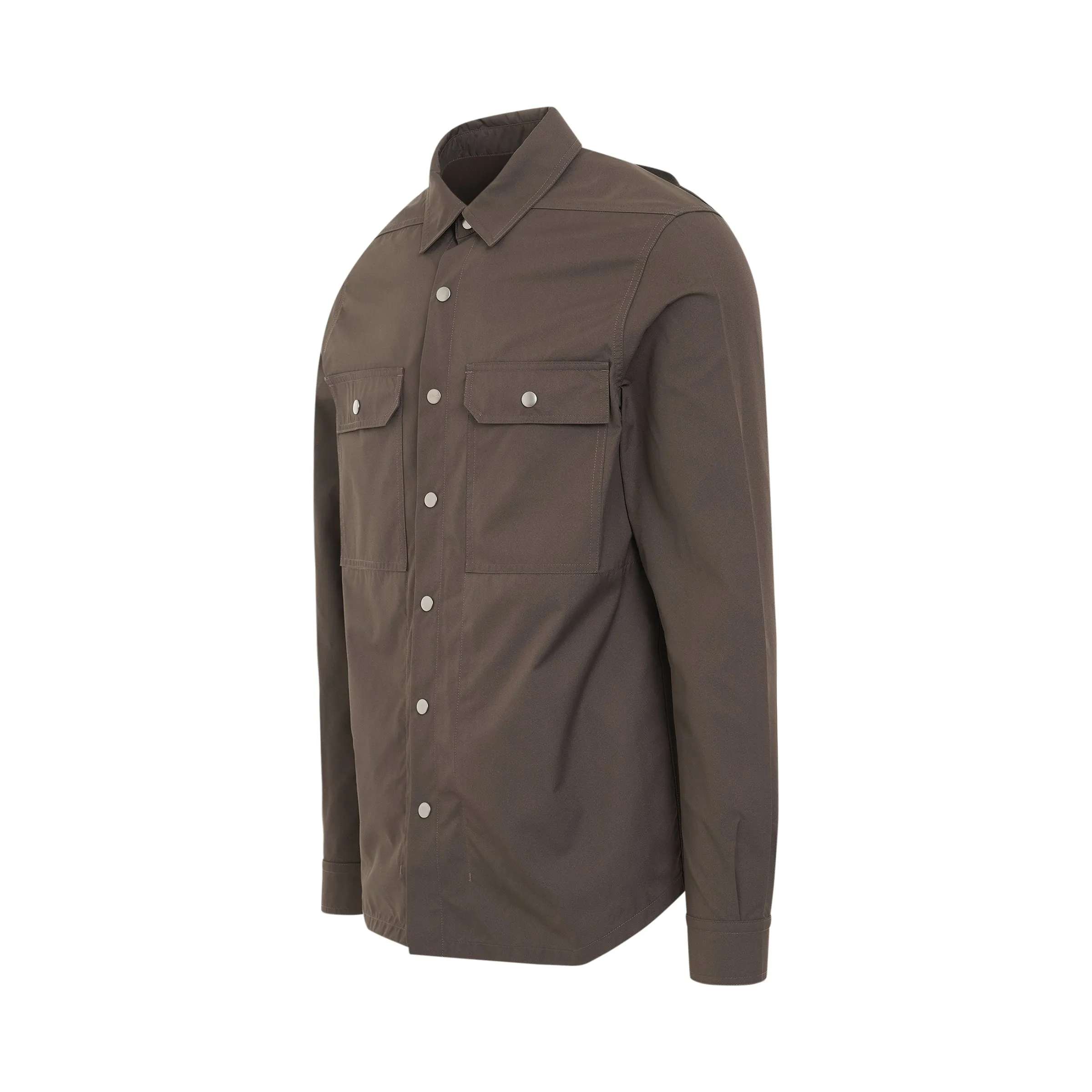 Woven Outershirt Jacket in Dust sold by MARAIS product image thumbnail 2