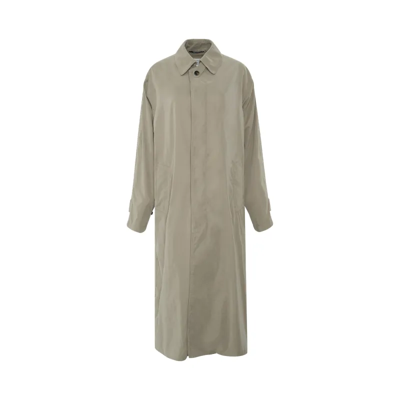 5 Button Trench Coat in Sand sold by MARAIS