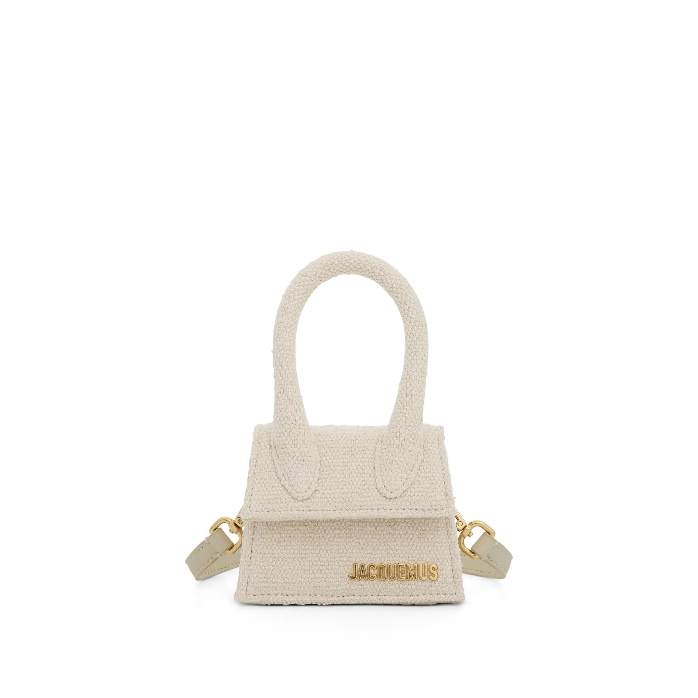 Le Chiquito Mini Canvas Bag in Off-White sold by MARAIS