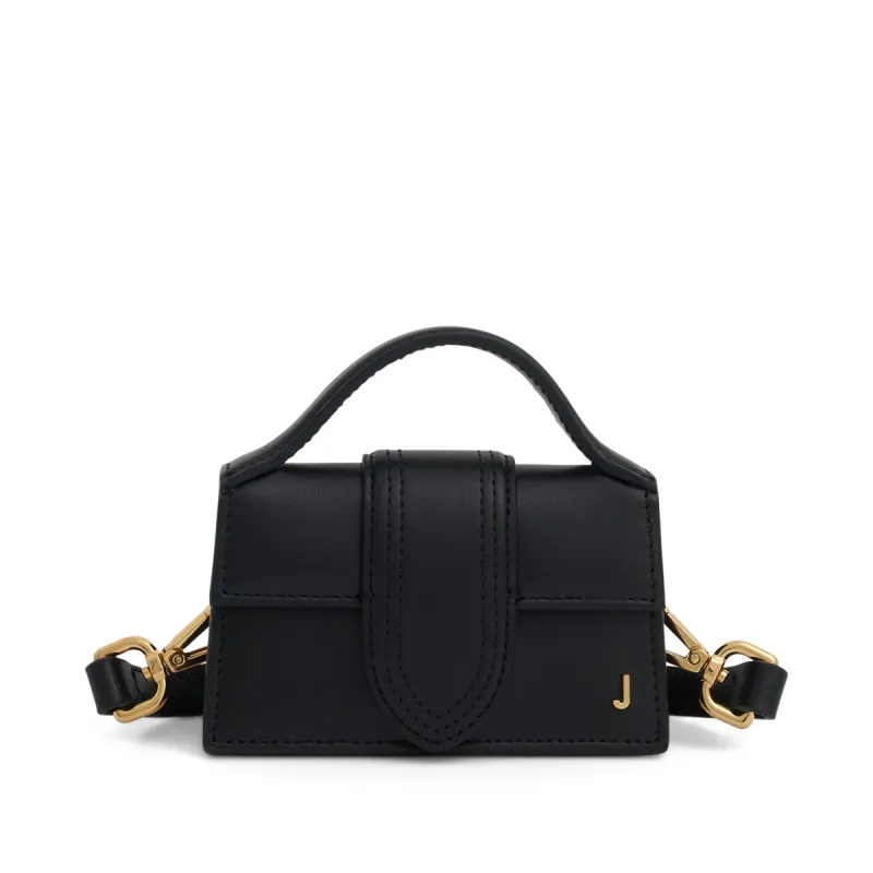 Le Petit Bambino Leather Bag in Black sold by MARAIS