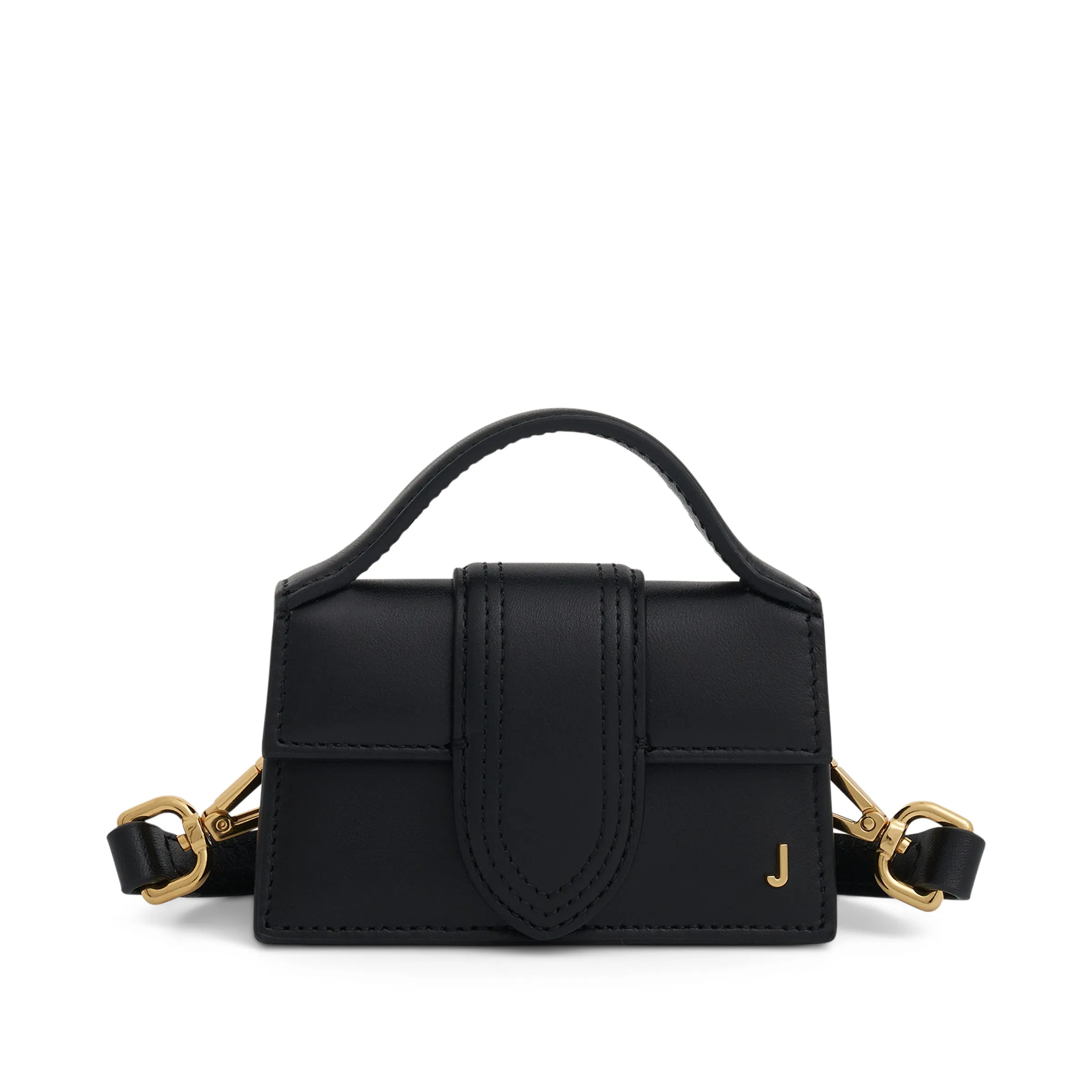 Le Petit Bambino Leather Bag in Black sold by MARAIS