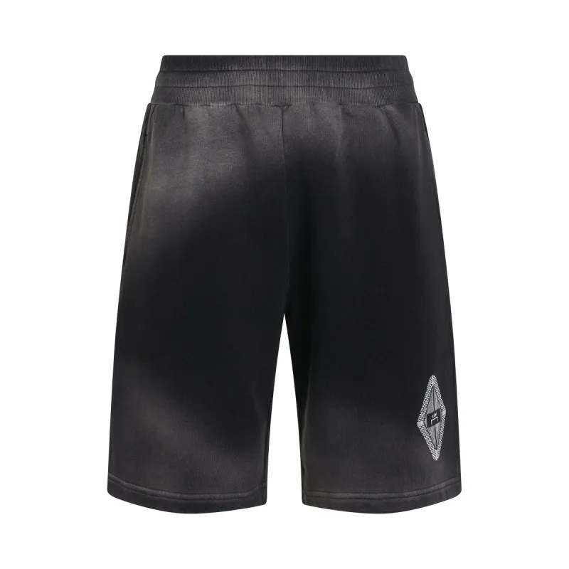 Gradient Jersey Short in Black sold by MARAIS