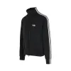 3 Stripe Track Jacket in Black/Off White sold by MARAIS