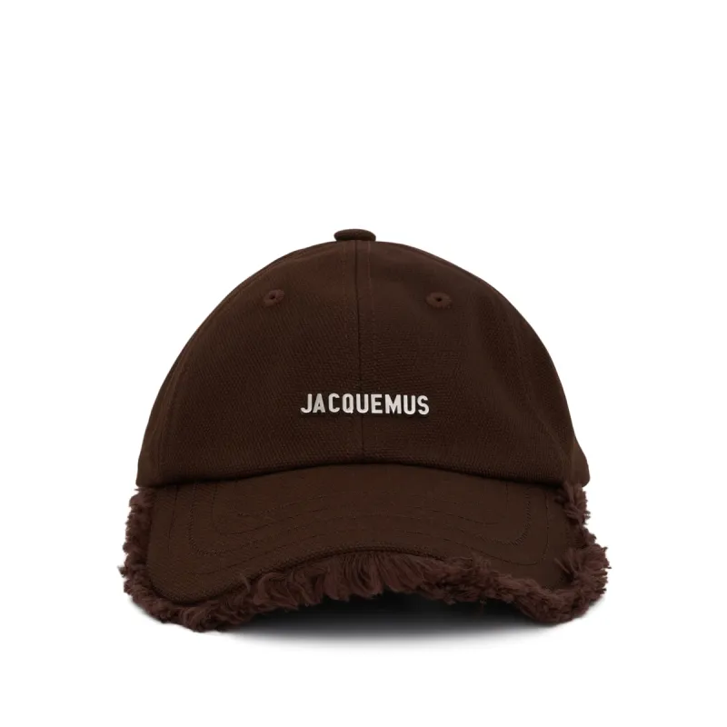 Artichaut Fringe Baseball Cap in Brown sold by MARAIS