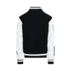 Lea Wool Varsity Jacket in Black sold by MARAIS