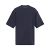Plain Cotton Logo T-Shirt in Blue/Black sold by MARAIS