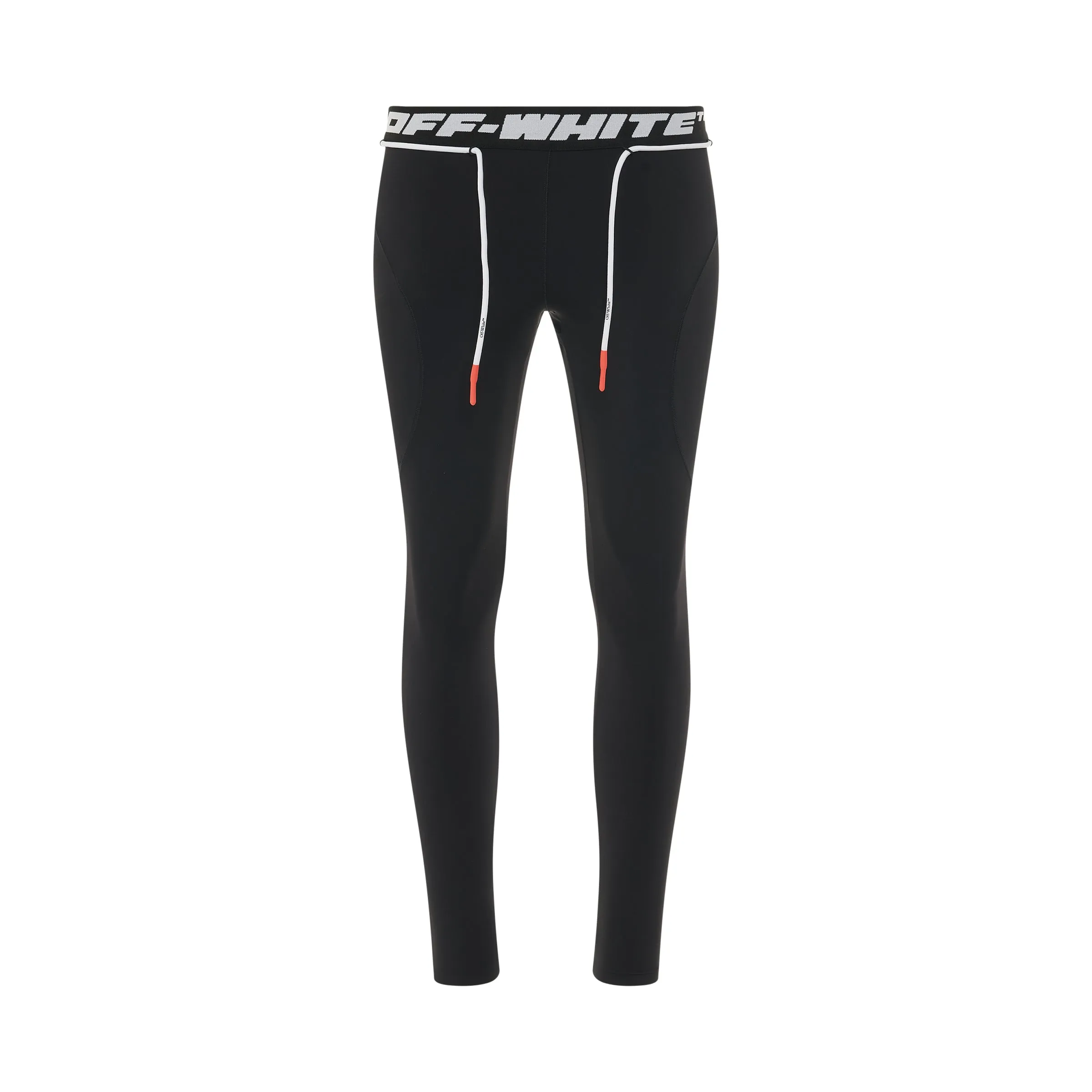 Athleisure Logo Band Leggings in Black sold by MARAIS