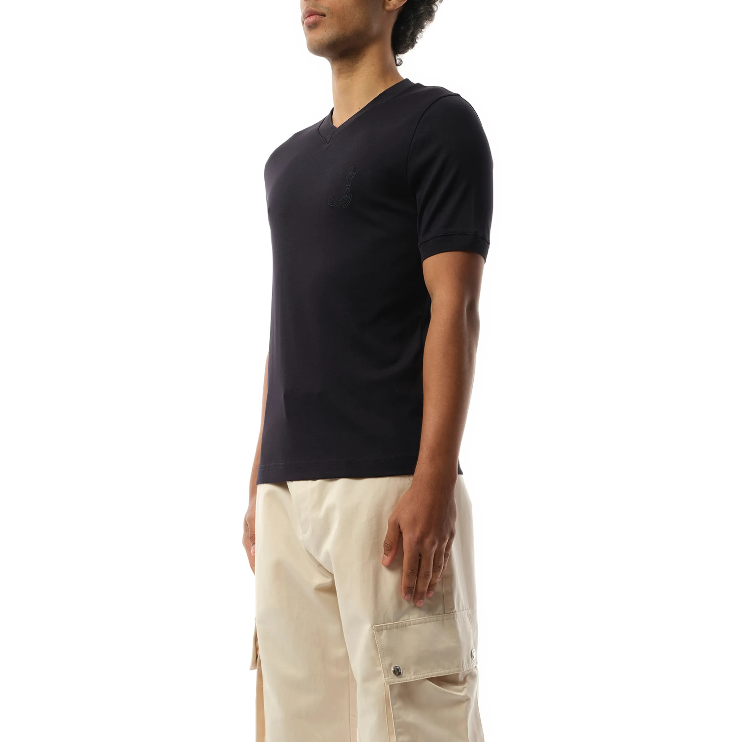 Le T-Shirt Presco in Dark Navy sold by MARAIS product image thumbnail 5