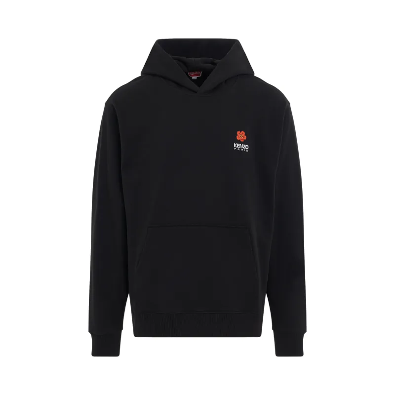 Boke Flower Crest Classic Hoodie in Black sold by MARAIS
