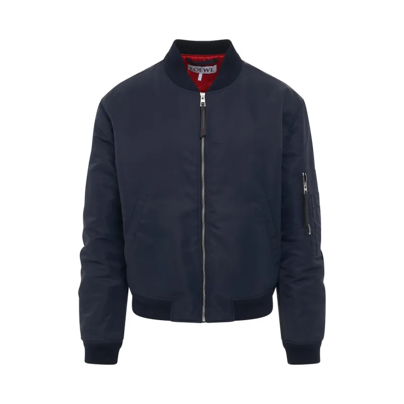 Bomber Jacket in Midnight Blue sold by MARAIS