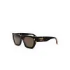 Fendi FE40100I 5355E Acetate Sunglasses in Havana/Brown sold by MARAIS