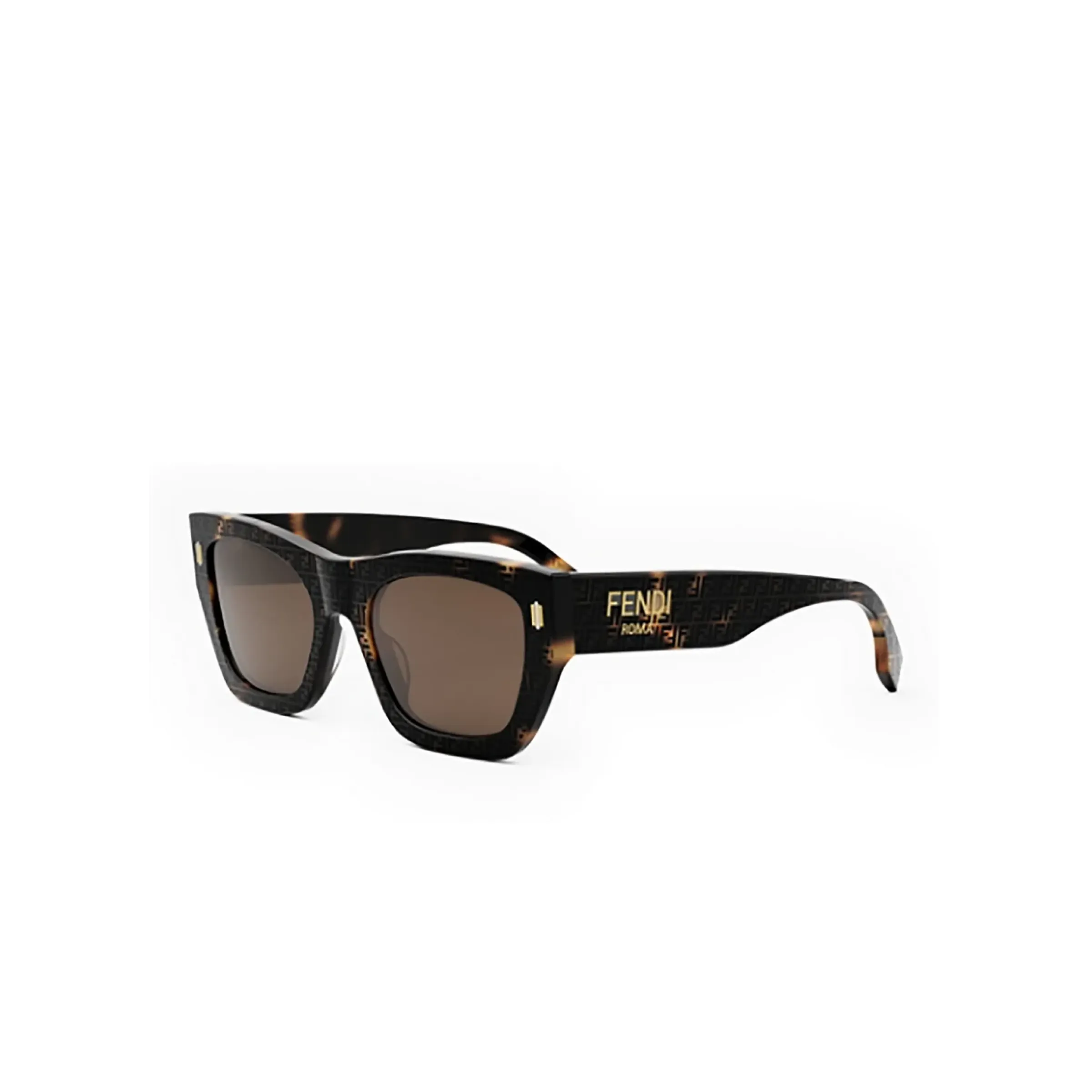 Fendi FE40100I 5355E Acetate Sunglasses in Havana/Brown sold by MARAIS product image thumbnail 2