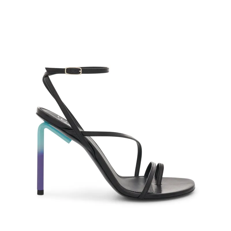 Nappa Grad Highallen Sandal in Black/Multicolour sold by MARAIS