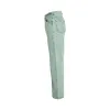 Overdye Logo Denim Pants in Mint/Off White sold by MARAIS
