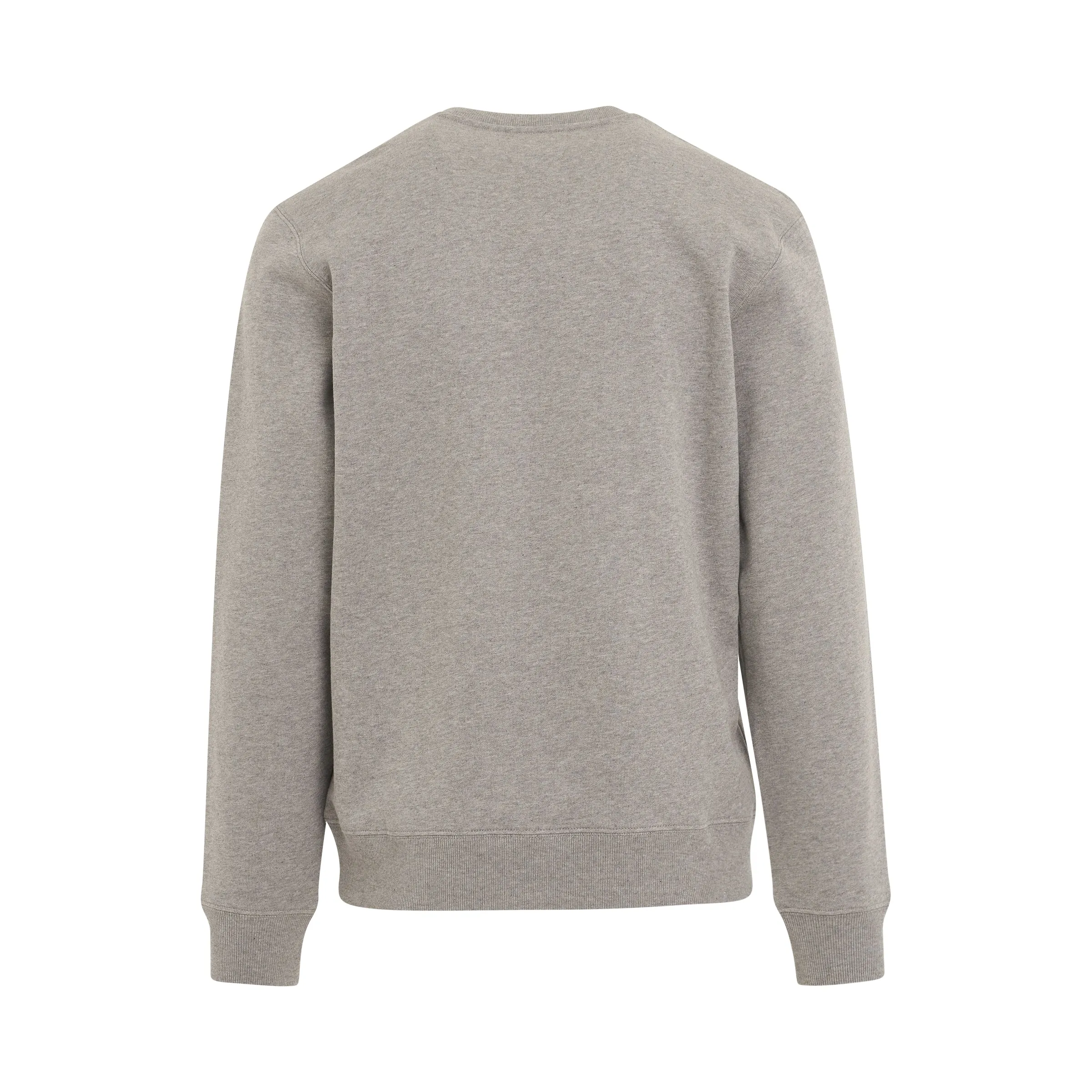 Embroidered Logo Cotton Sweatshirt in Grey sold by MARAIS product image thumbnail 4