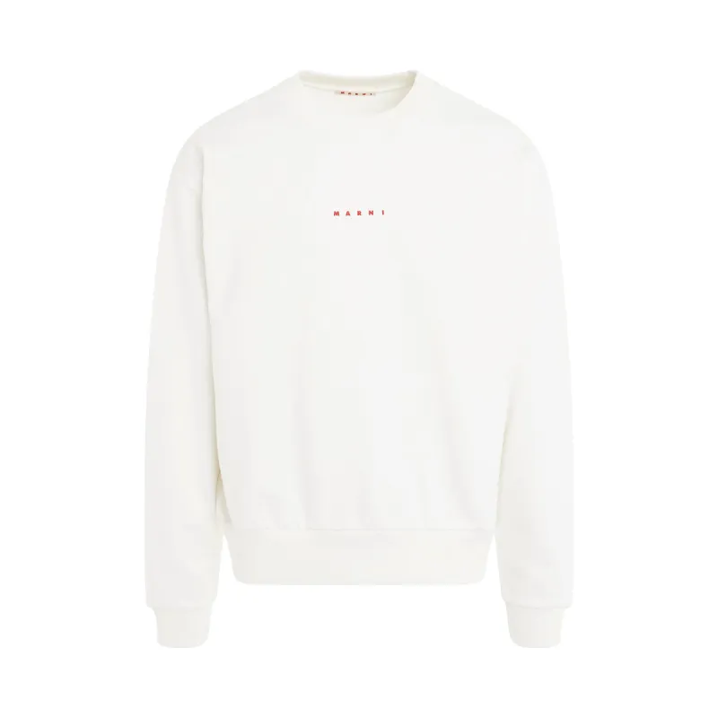 Logo Sweatshirt in Natural White sold by MARAIS