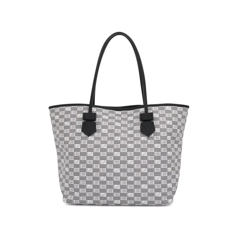 Saint Tropez Tote MM in White/Milk sold by MARAIS