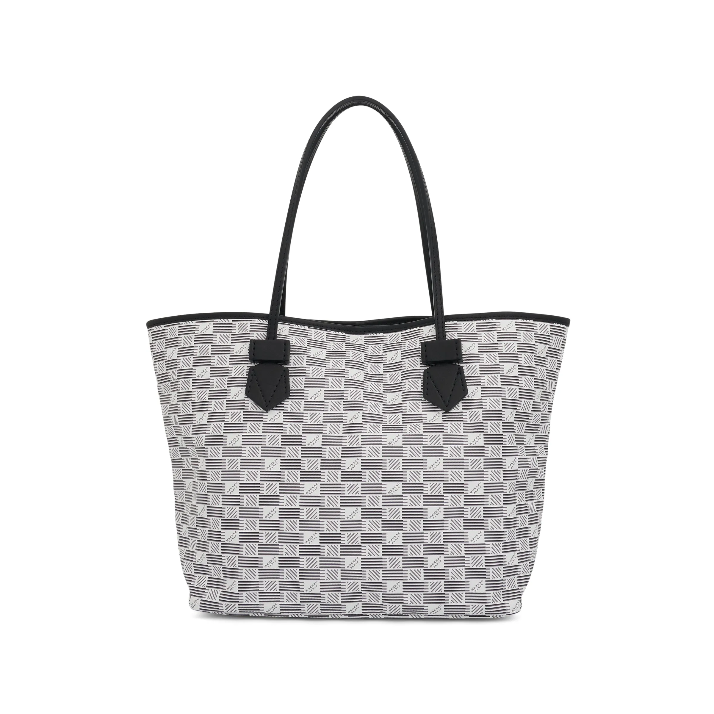 Saint Tropez Tote MM in White/Milk sold by MARAIS