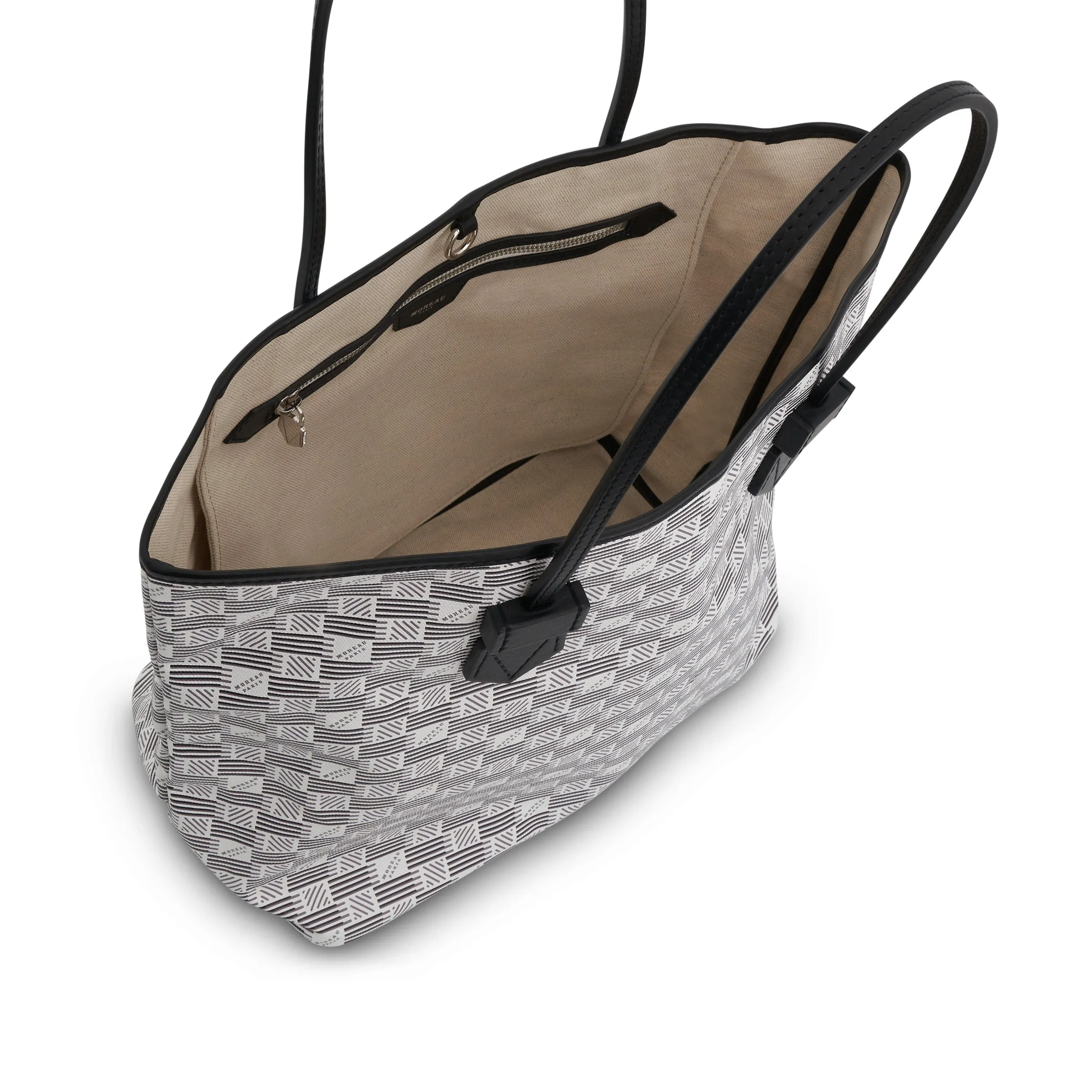 Saint Tropez Tote MM in White/Milk sold by MARAIS product image thumbnail 4