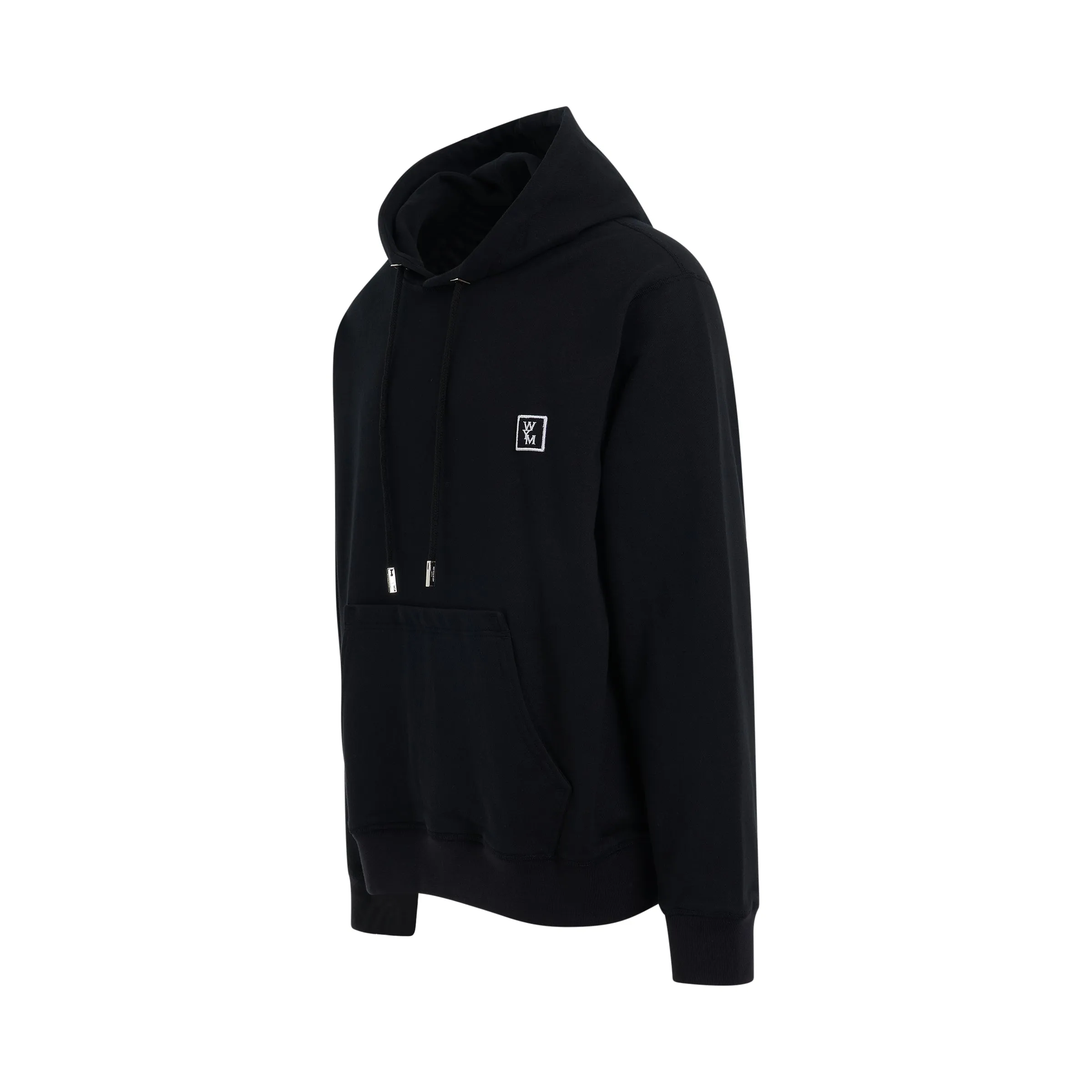 Cotton Back Logo Hooded Sweatshirt in Black sold by MARAIS product image thumbnail 2