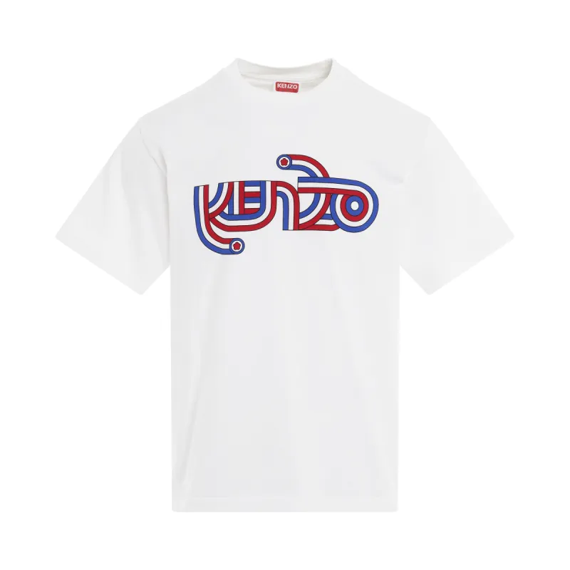 Kenzo Target Classic T-Shirt in White sold by MARAIS