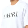 Amiri Core Logo T-Shirt in White/Black sold by MARAIS