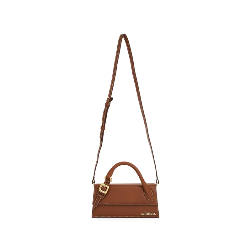 Le Chiquito Long Boucle Leather Bag in Light Brown 2 sold by MARAIS