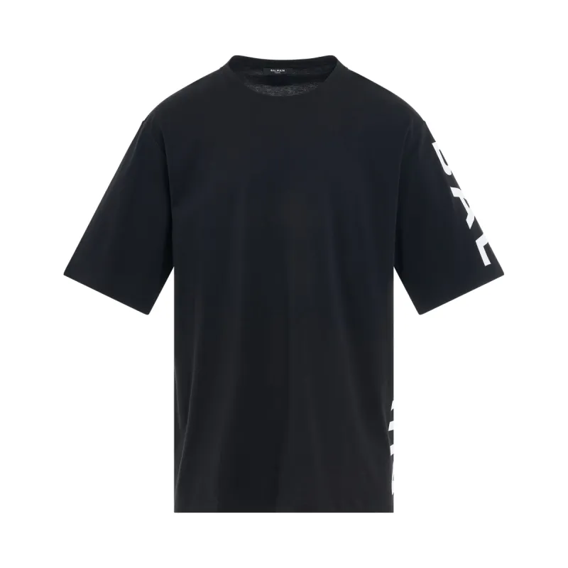 Logo Side Oversize T-Shirt n Black sold by MARAIS