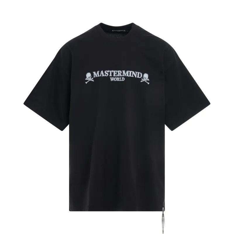 Brilliant Logo Boxy Fit T-Shirt in Black sold by MARAIS