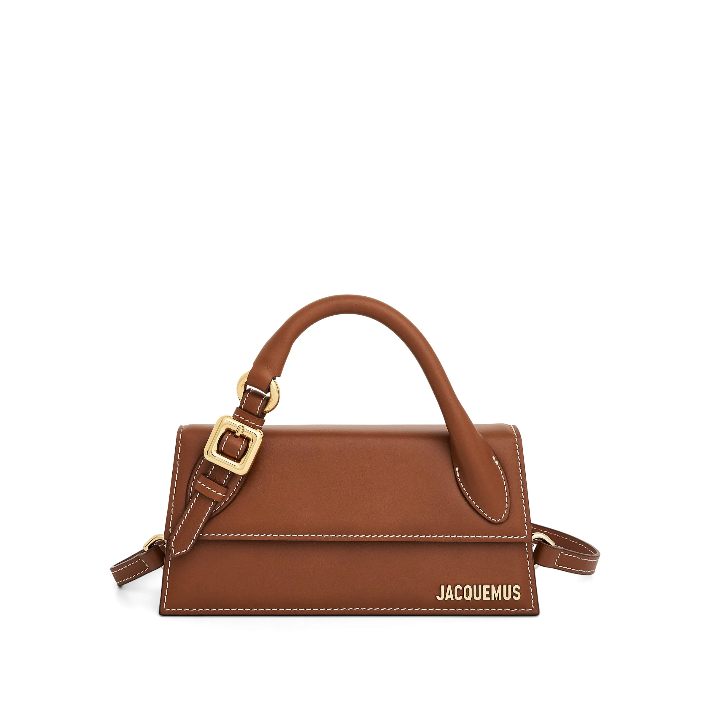 Le Chiquito Long Boucle Leather Bag in Light Brown 2 sold by MARAIS product image thumbnail 2