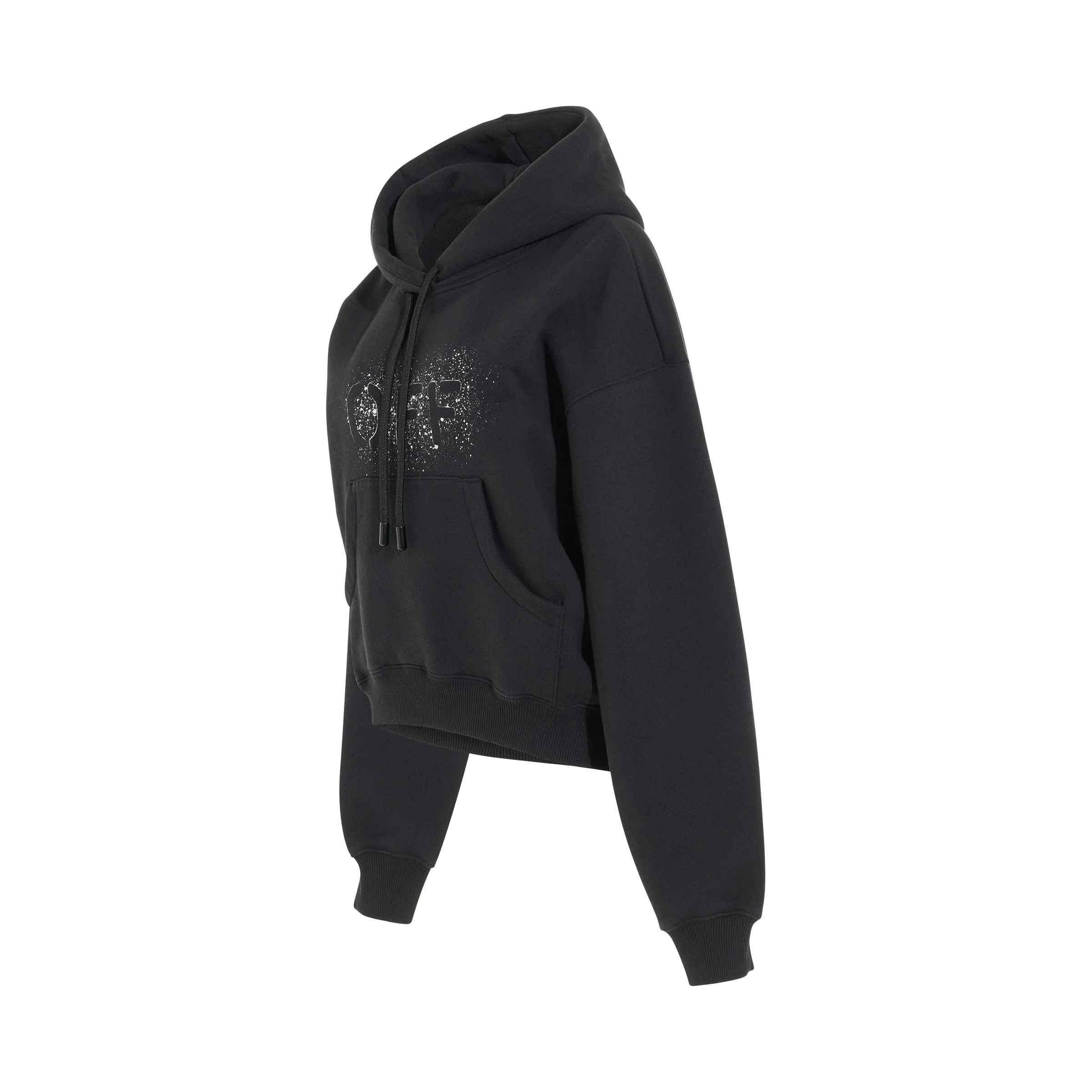 Logo Stencil Oversize Hoodie in Black sold by MARAIS product image thumbnail 2