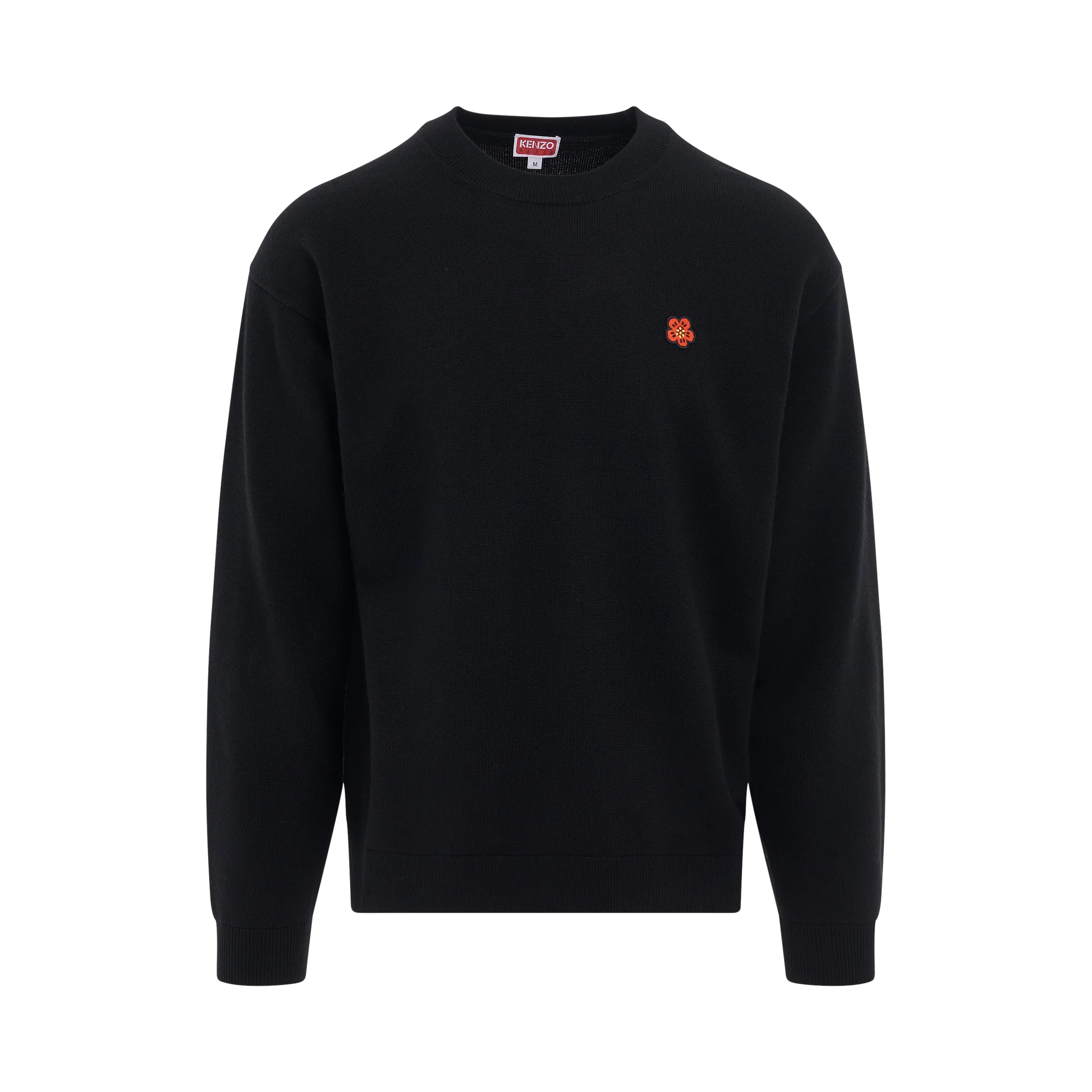 Boke Flower Crest Jumper in Black sold by MARAIS