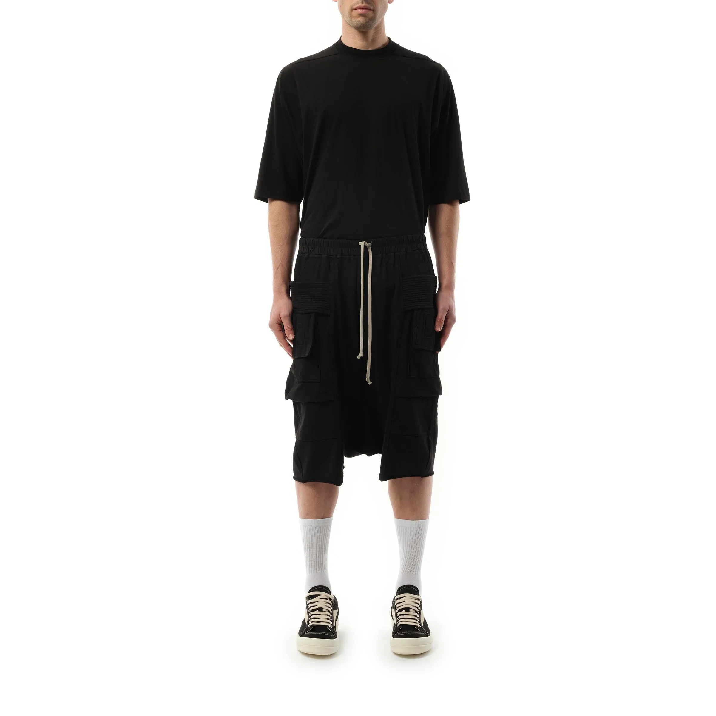 Creatch Cargo Pods Shorts in Black sold by MARAIS product image thumbnail 4